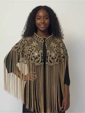 Handmade Elegant Luxury sequins shawl
